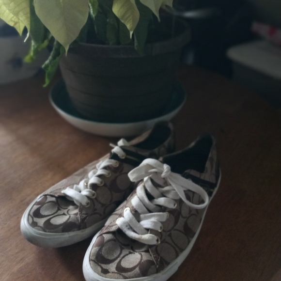 Coach sneakers size 9B - Picture 4 of 6